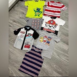 Boys T-Shirt bundle (size 5T-6) - 7 pcs